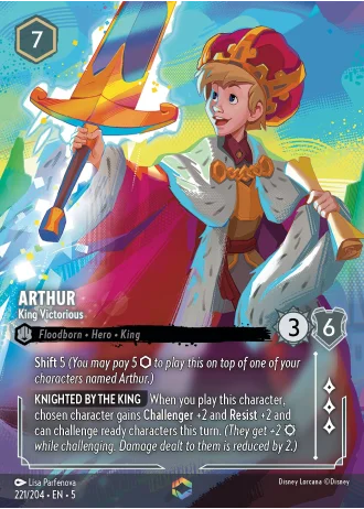 Arthur - King Victorious #221/204 — Shimmering Skies