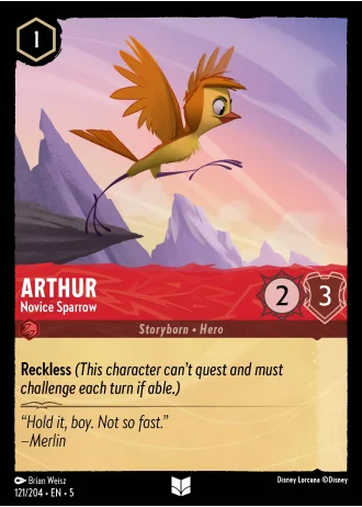 Arthur - Novice Sparrow #121/204 — Shimmering Skies