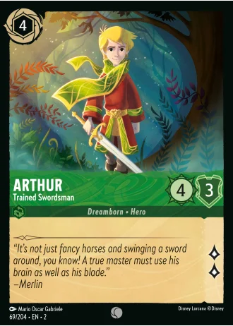 Arthur - Trained Swordsman #69/204 — Rise of the Floodborn