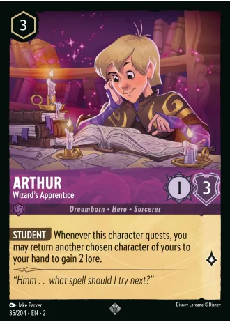 Arthur - Wizard's Apprentice #35/204 — Rise of the Floodborn