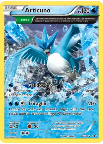Articuno #17/108 — Furie Volanti