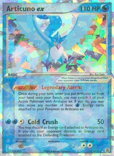 Articuno ex #114 — EX RossoFuoco e VerdeFoglia