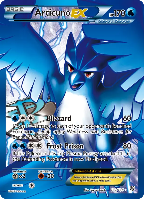 Articuno EX #132 — Plasma Storm