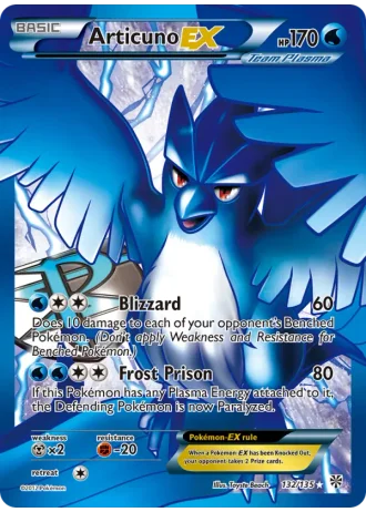 Articuno EX #132 — Plasma Storm