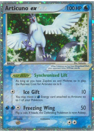 Articuno ex #32 — Nintendo Promos