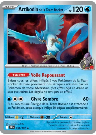 Artikodin de la Team Rocket #051 — Rivalités Destinées