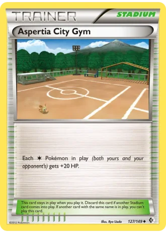 Aspertia City Gym #127/149 — Boundaries Crossed