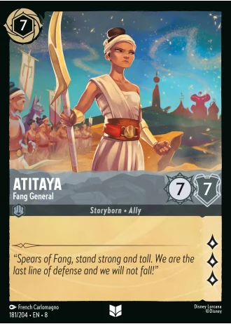 Atitaya - Fang General #181/204 — Reign of Jafar