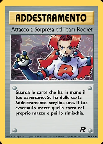 Attacco a Sorpresa del Team Rocket #16/82 — Team Rocket