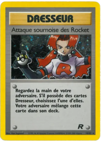 Attaque sournoise des Rocket #16/82 — Team Rocket