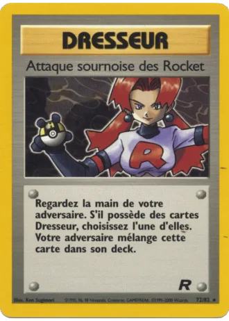 Attaque sournoise des Rocket #72/82 — Team Rocket