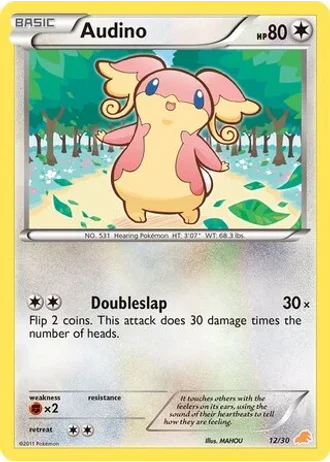 Audino #12 — BW trainer Kit (Excadrill)