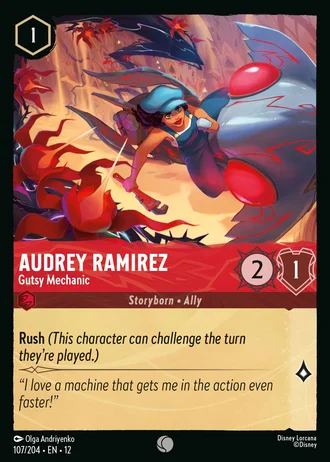 Audrey Ramirez - Gutsy Mechanic #107/257 — Wilds Unknown