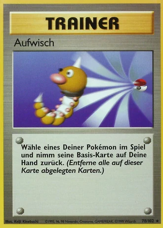 Aufwisch (1. Edition) #78/102 — Grundset (1. Edition)