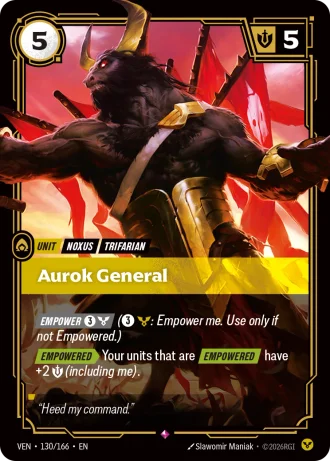 Aurok General #130/166 — Vendetta