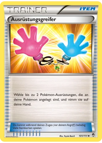 Ausrüstungsgreifer #101/111 — Fliegende Fäuste