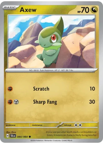 Axew #044/64 — Shrouded Fable