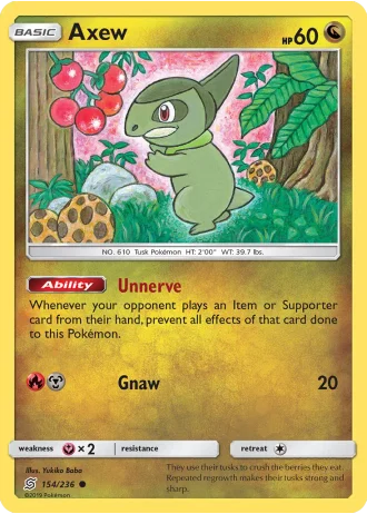 Axew #154/236 — Unified Minds