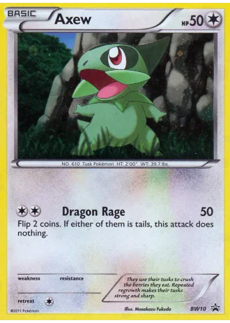 Axew BW10 — Black & White Promos
