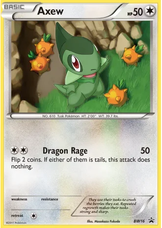 Axew BW16 — Black & White Promos