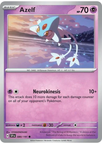 Azelf #080/191 — Surging Sparks