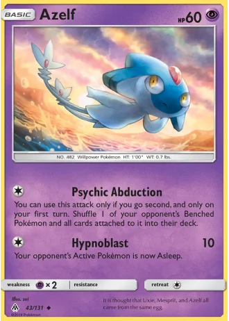 Azelf #43/131 — Forbidden Light