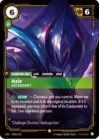 Azir, Ascendant #050a/221 — Spiritforged