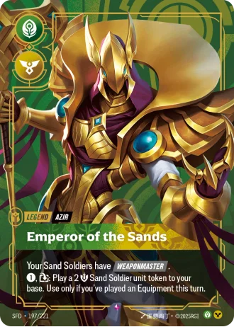 Azir, Emperor of the Sands #197/221 — Spiritforged