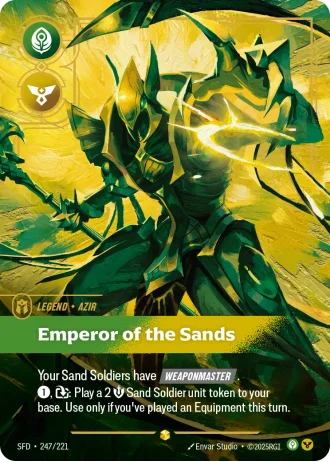 Azir, Emperor of the Sands #247/221 — Spiritforged