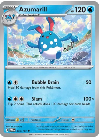 Azumarill #045/193 — Paldea Evolved