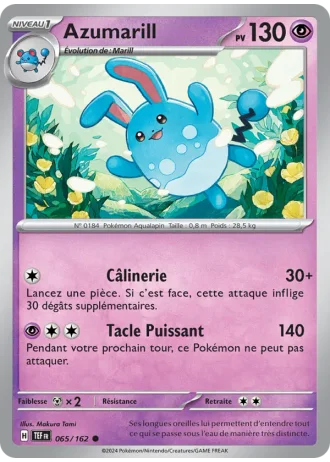 Azumarill #065/162 — Forces Temporelles