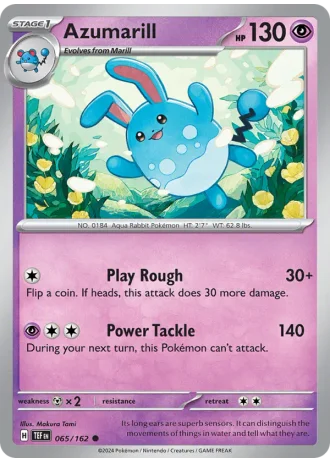 Azumarill #065/162 — Temporal Forces