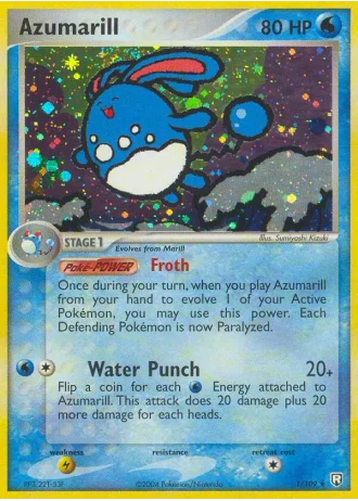 Azumarill #1/109 — Team Rocket Returns