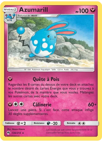 Azumarill #136 — Tonnerre Perdu