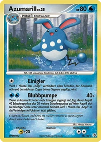 Azumarill #18/130 — Diamant & Perl