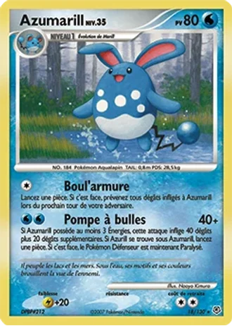 Azumarill #18 — Diamant & Perle