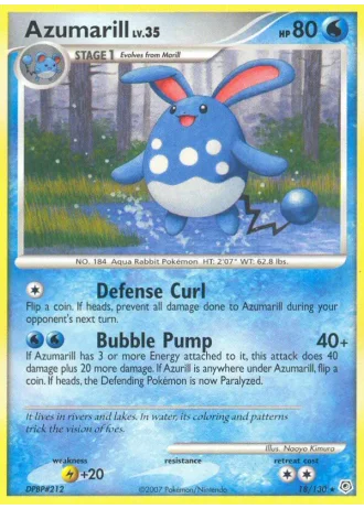 Azumarill #18/130 — Diamante & Perla