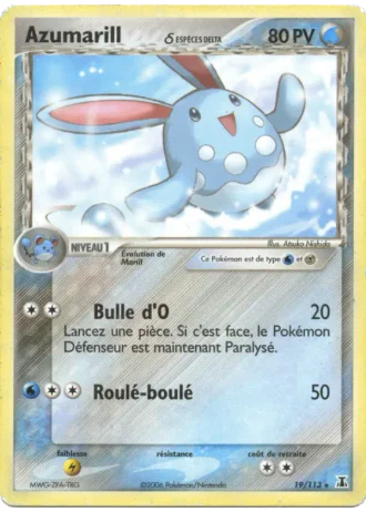 Azumarill #19 — EX Espèces Delta