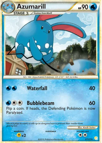Azumarill #2/123 — HeartGold SoulSilver