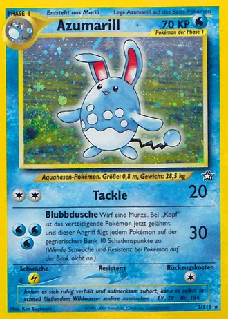 Azumarill #2/111 — Neo Genesis