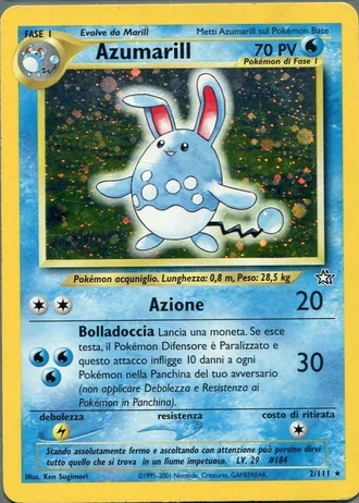 Azumarill #2/111 — Neo Genesis