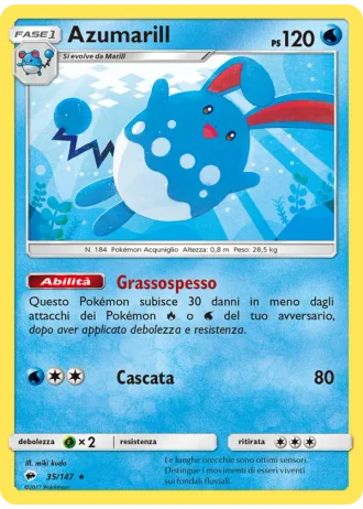 Azumarill #35 — Ombre Infuocate