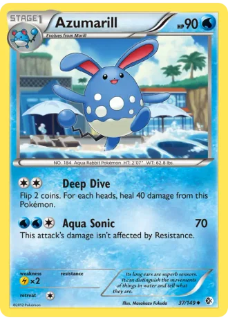 Azumarill #37/149 — Boundaries Crossed