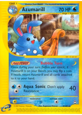 Azumarill #4/147 — Aquapolis