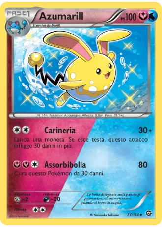 Azumarill #77/114 — Vapori Accesi