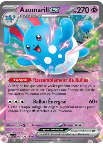 Azumarill ex #084 — Héros Transcendants