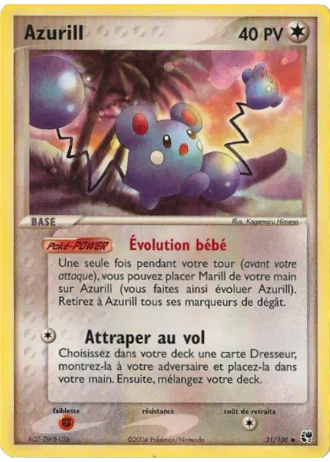 Azurill #31 — EX Tempête de sable
