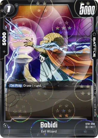 Babidi (Dragon Ball Pattern) ST01-059 — Story Booster 01 (ST01)