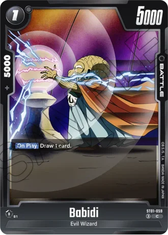 Babidi ST01-059 — Story Booster 01 (ST01)