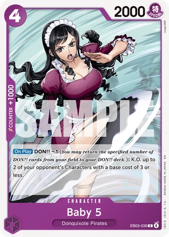 Baby 5 (EB03-036) — ONE PIECE Heroines Edition (EB03)